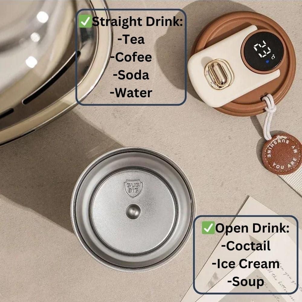 450ML Insulated Smart Temperature Display Coffee Mug