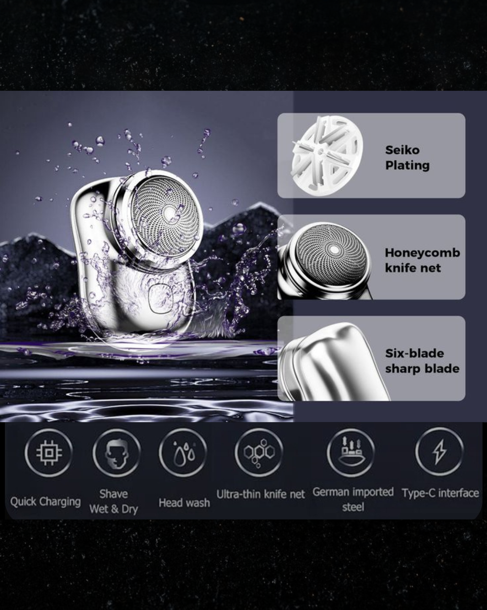 Mini Electric Shaver