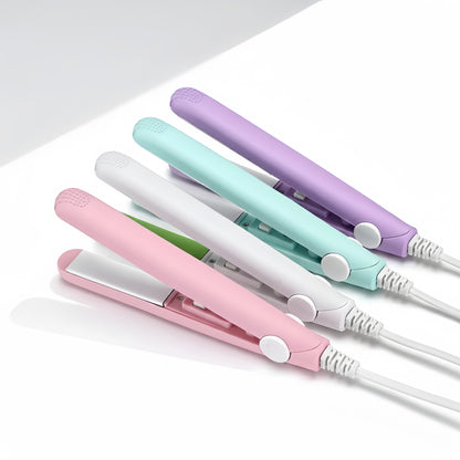 2-in-1 Mini Hair Straightener and Curler