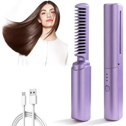 Portable Hair Straightener Hot Comb