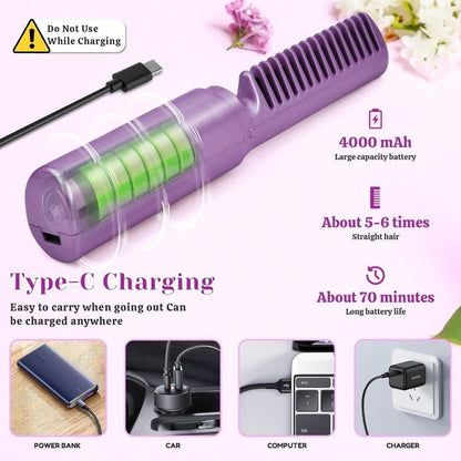 Portable Hair Straightener Hot Comb